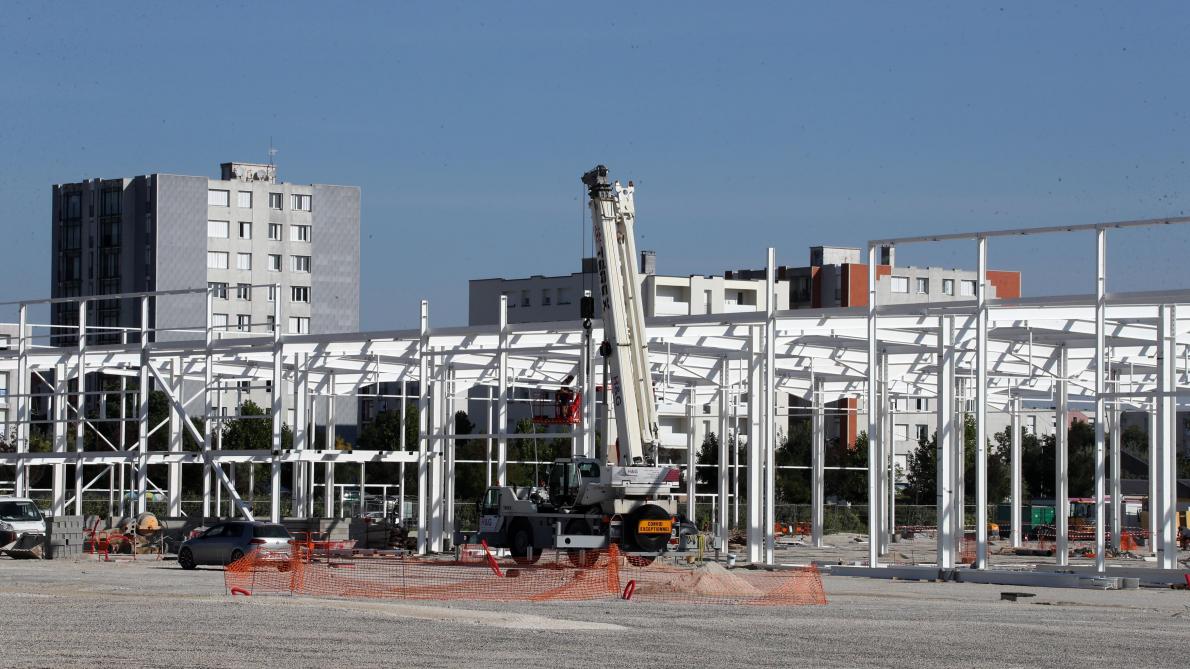 La construction du nouveau Bricorama La Chapelle Saint Luc va